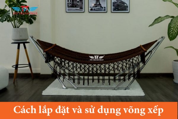 cách lắp đặt võng xếp