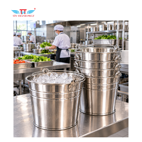 Xô Đá Inox Cao Cấp Tín Thành Phát .