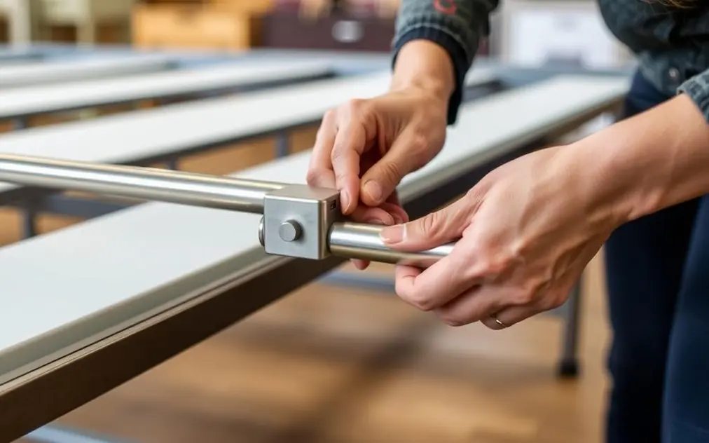 Giường xếp inox giải phóng không gian, giúp nhà cửa gọn gàng hơn.